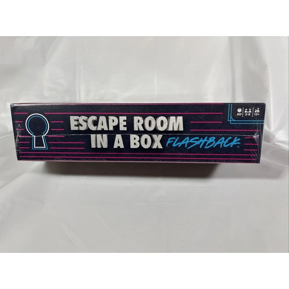 Escape Room in a Box Flashback Board Game (Mattel 2018) NEW Factory Sealed
